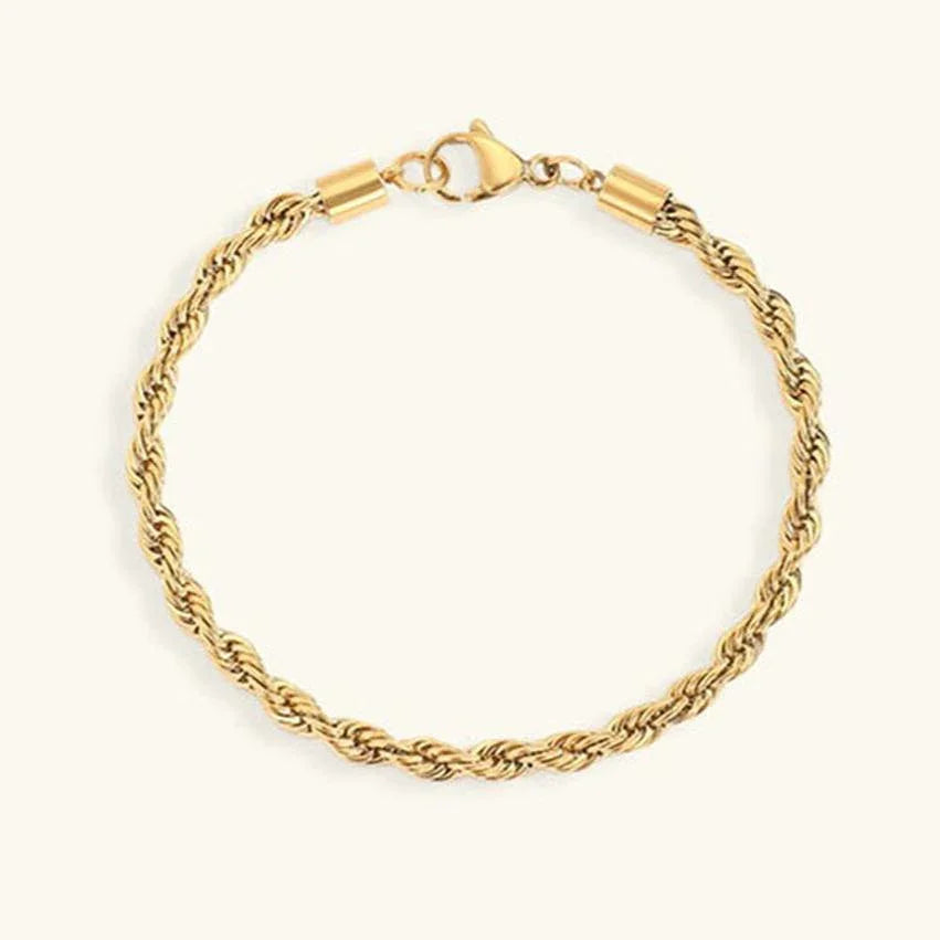 [Royal&Vicky]Gigi Rope Chain Goldarmband