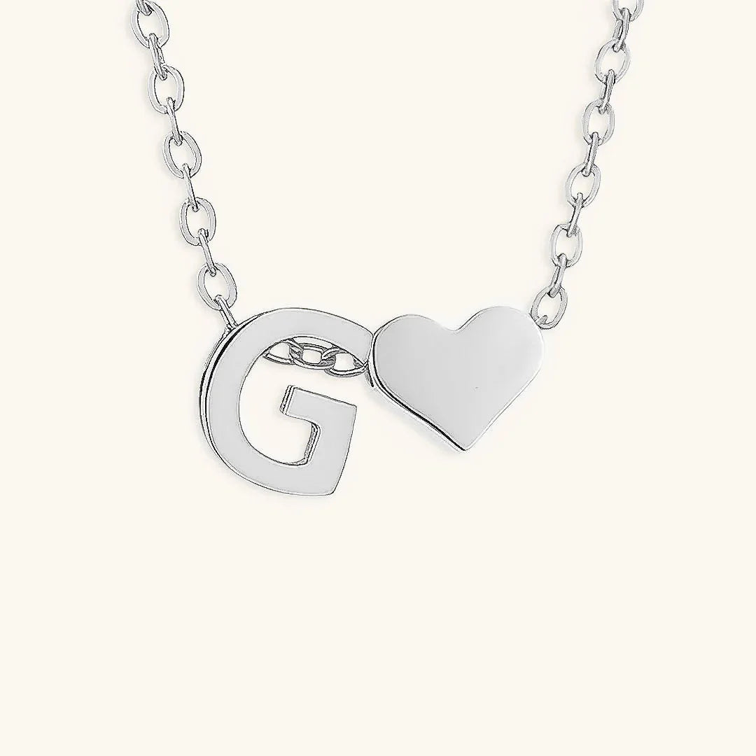 [Royal&Vicky]Ria Initial Letter Gold Necklace