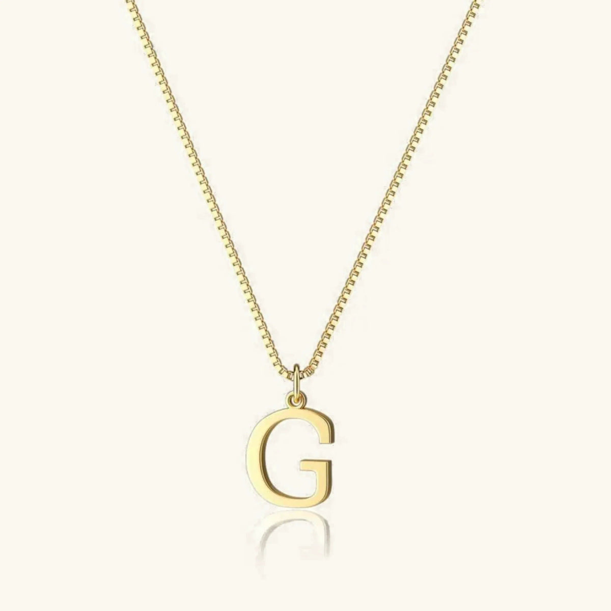 [Royal&Vicky]Therese Letter Initial Gold Necklace