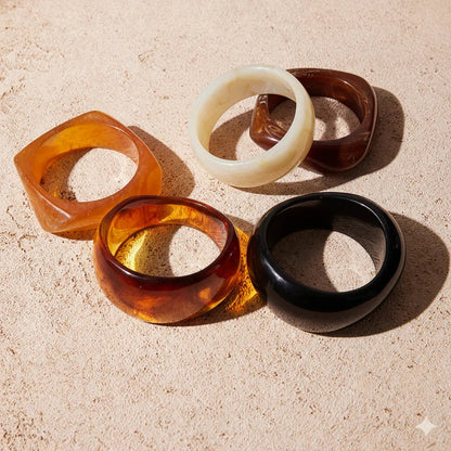 [Royal&Vicky]Kaitlyn Chunky Acrylic Bangle