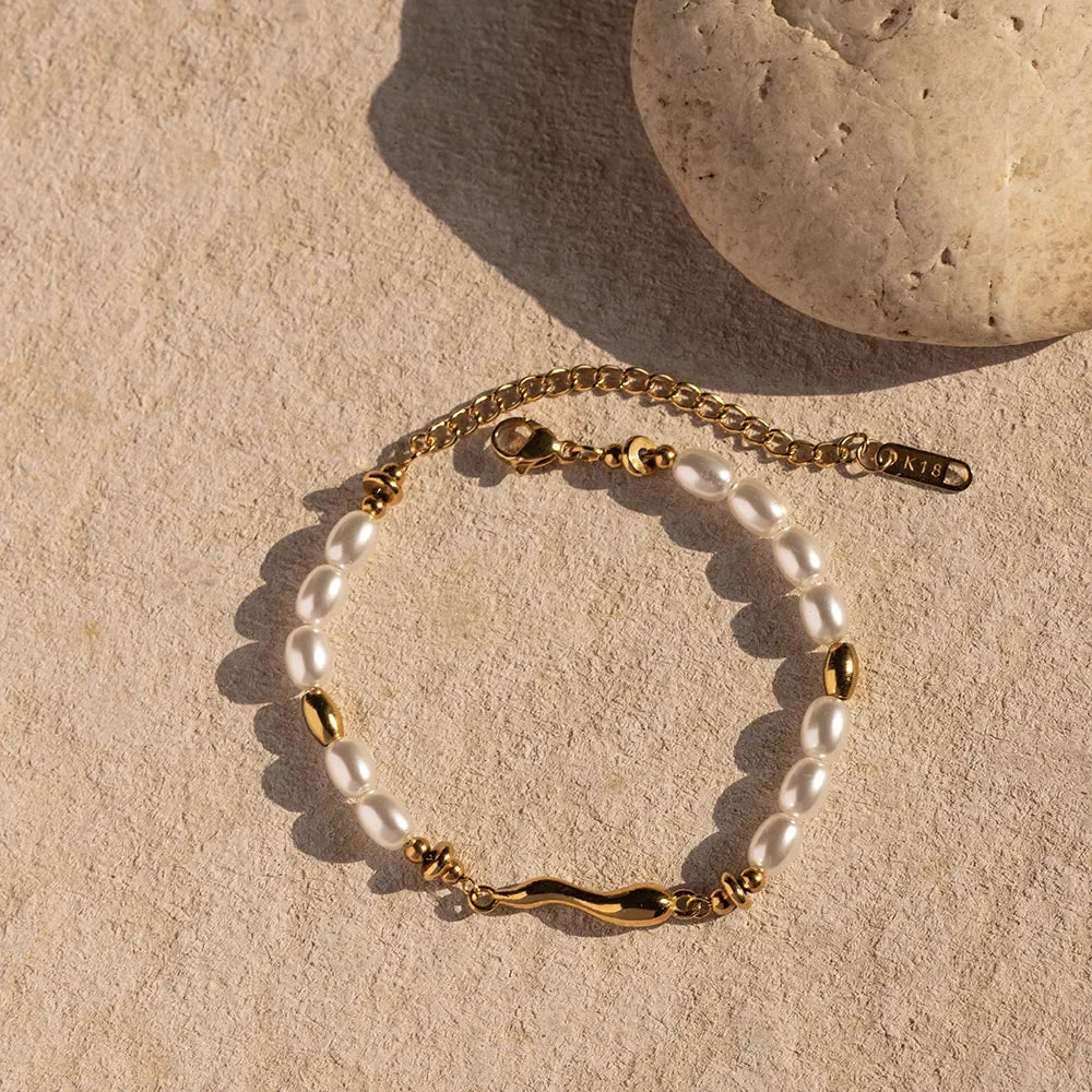 [Royal&Vicky]Celina Süßwasserperlenarmband