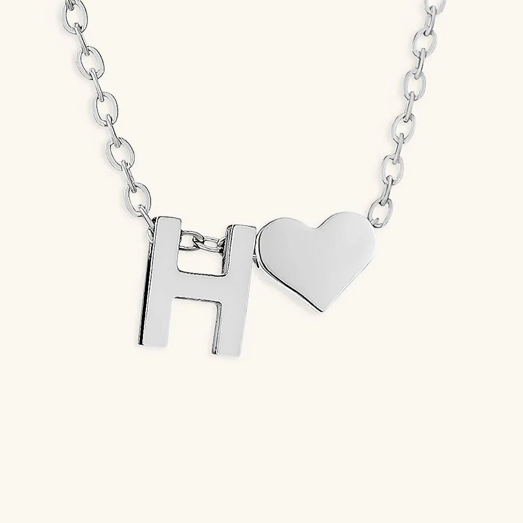 [Royal&Vicky]Ria Initial Letter Gold Necklace