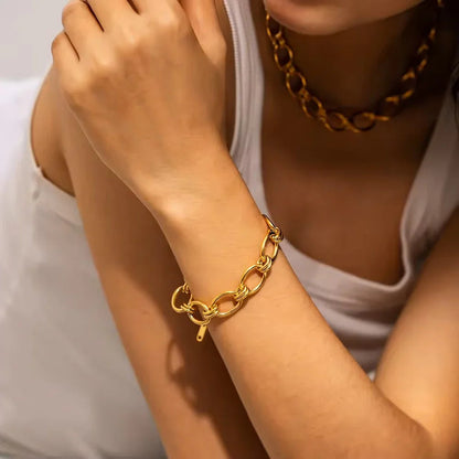 [Royal&Vicky]Betty Gold Bracelet