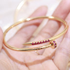 [Royal&Vicky]JUSTE BRACELET 2.5MM DIAMONDS NEW