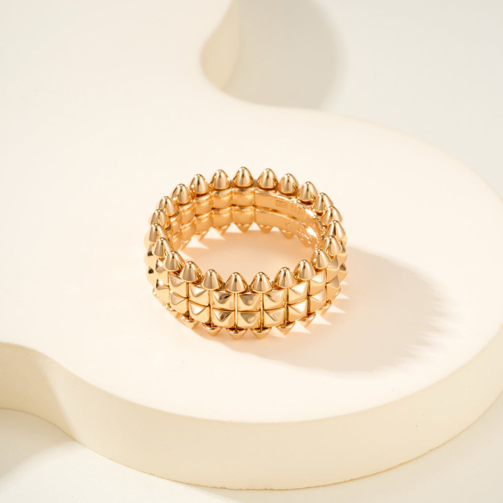 [Royal&Vicky]CLASH 9.2MM DOUBLE ROW RING