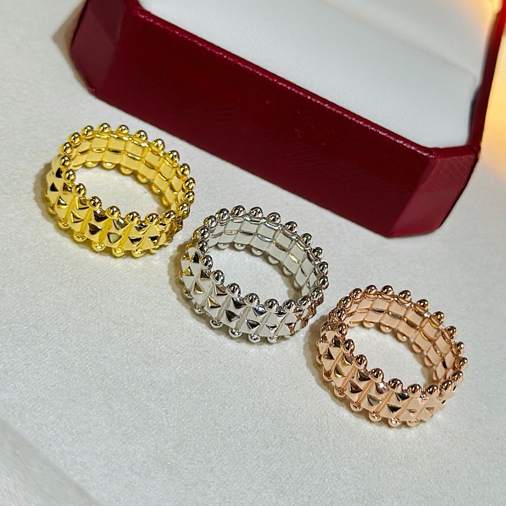 [Royal&Vicky]CLASH 9.2MM DOUBLE ROW RING