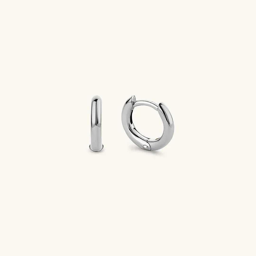 [Royal&Vicky]Ingrid Two Tone Hoop Earring