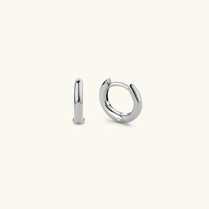 [Royal&Vicky]Ingrid Two Tone Hoop Earring