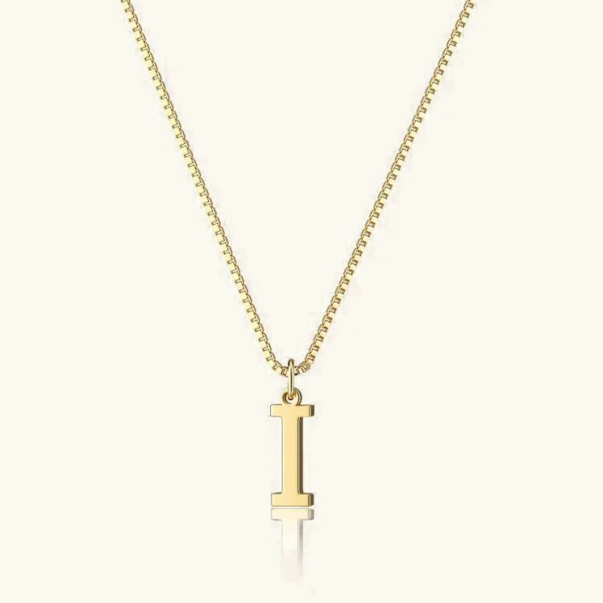 [Royal&Vicky]Therese Letter Initial Gold Necklace
