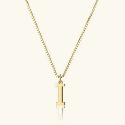 [Royal&Vicky]Therese Letter Initial Gold Necklace