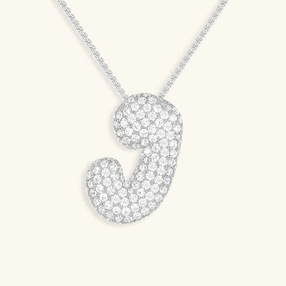 [Royal&Vicky]バブルイニシャルダイヤモンドネックレス