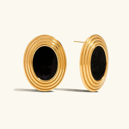 [ロイヤル＆ヴィッキー] ルーシー ゴールドエナメルピアス