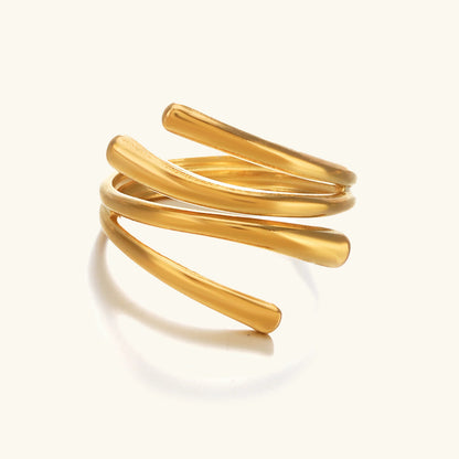 [Royal&Vicky]Shay Zeitgenössischer Goldring
