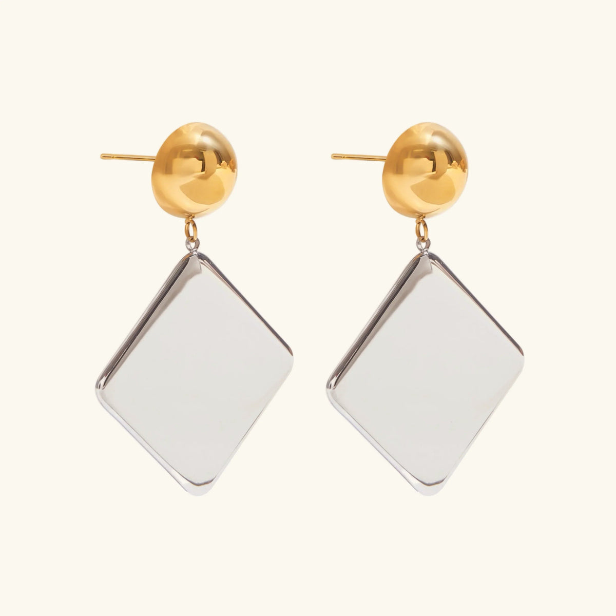 [Royal&Vicky]ケリー ジオメトリック ドロップピアス