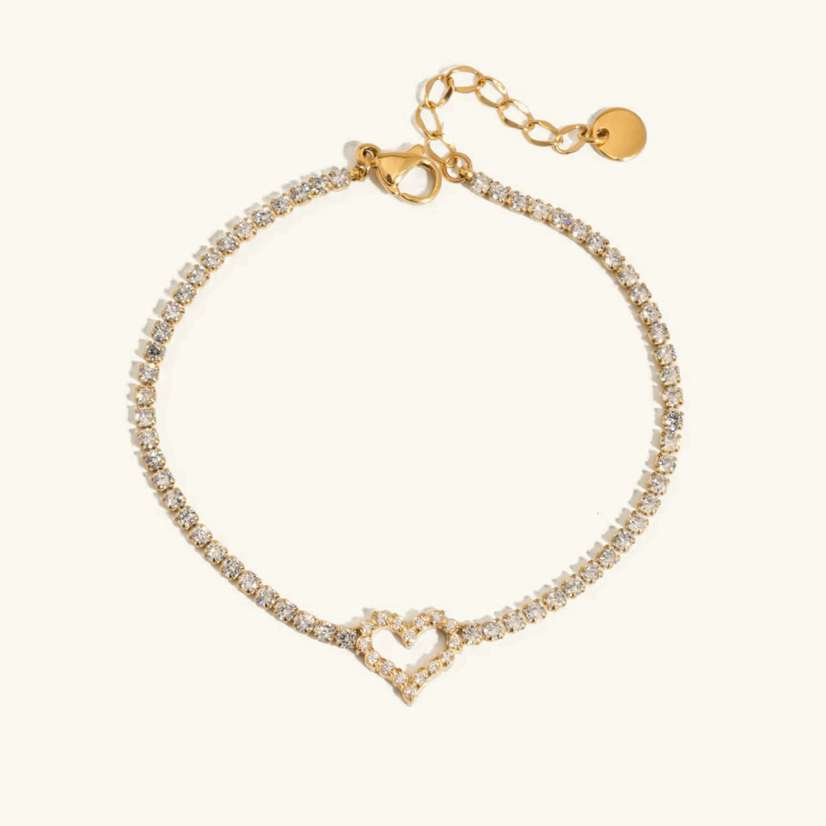 [Royal&Vicky]Patrice Diamant-Herzarmband
