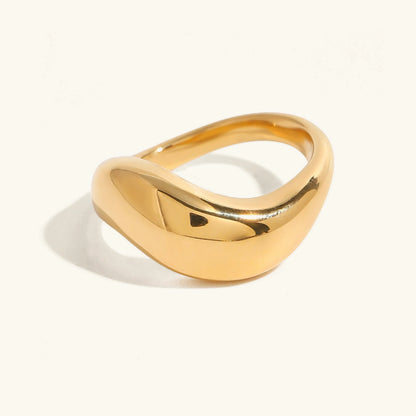 [Royal&Vicky]Lana フォルムレス ゴールドリング