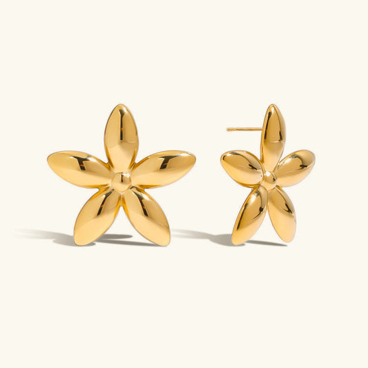 [Royal&Vicky]Monica Florale Goldohrringe