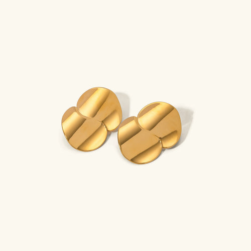 [Royal&Vicky]Mireille Gold Earrings