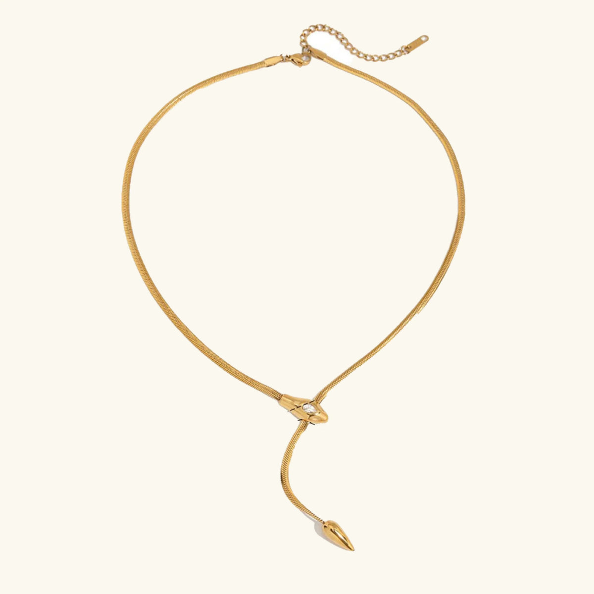 [Royal&Vicky]Zarelle Gold Schlangenanhänger