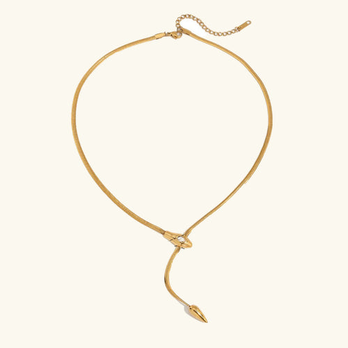 [Royal&Vicky]Zarelle Gold Schlangenanhänger
