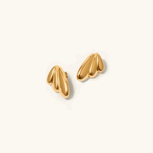 [Royal&Vicky]Saffron Gold Earrings