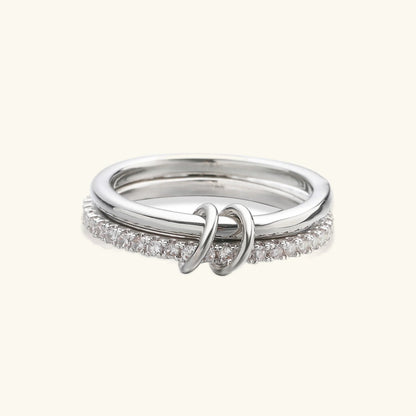 [Royal&Vicky]Adela Stapelring mit Diamanten
