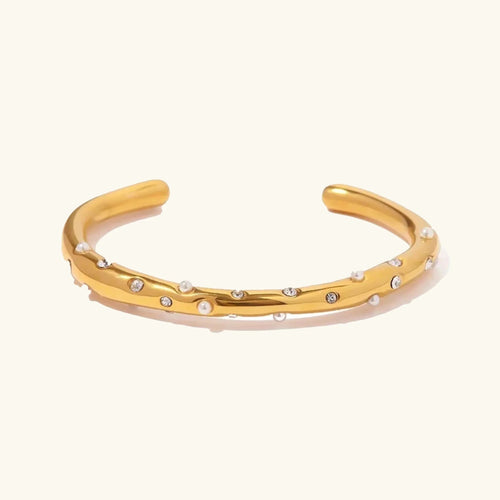 [Royal&Vicky]Corisande Gold Bangle