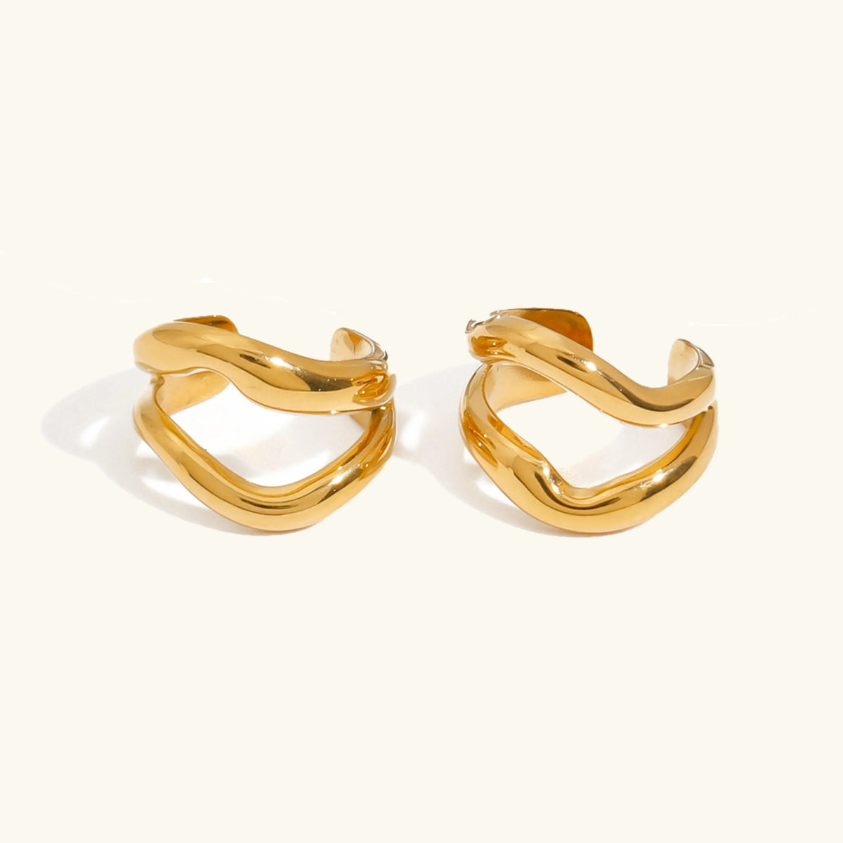 [Royal&Vicky]ロシエルゴールドイヤーカフピアス