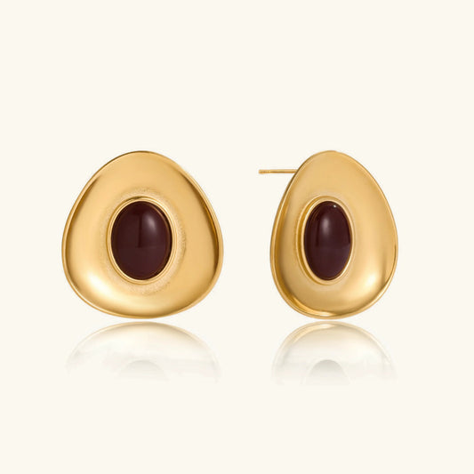 [Royal&Vicky]Ohrringe Orissa Gold Emaille