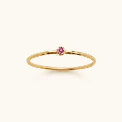[Royal&Vicky]Amelia Birthstone Stacker Ring
