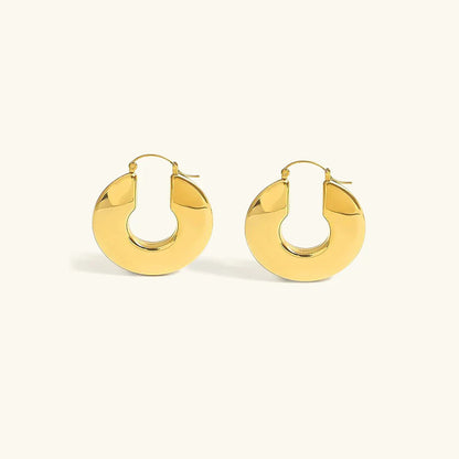 [Royal&Vicky]ケイリー チャンキーフープピアス