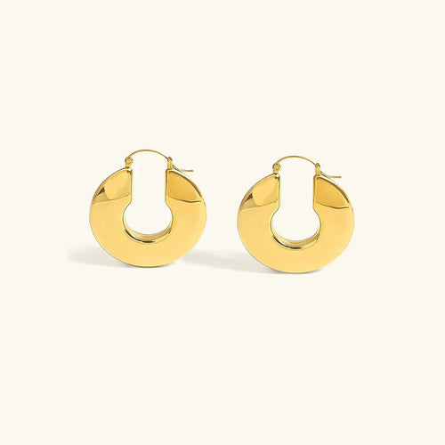 [Royal&Vicky]ケイリー チャンキーフープピアス