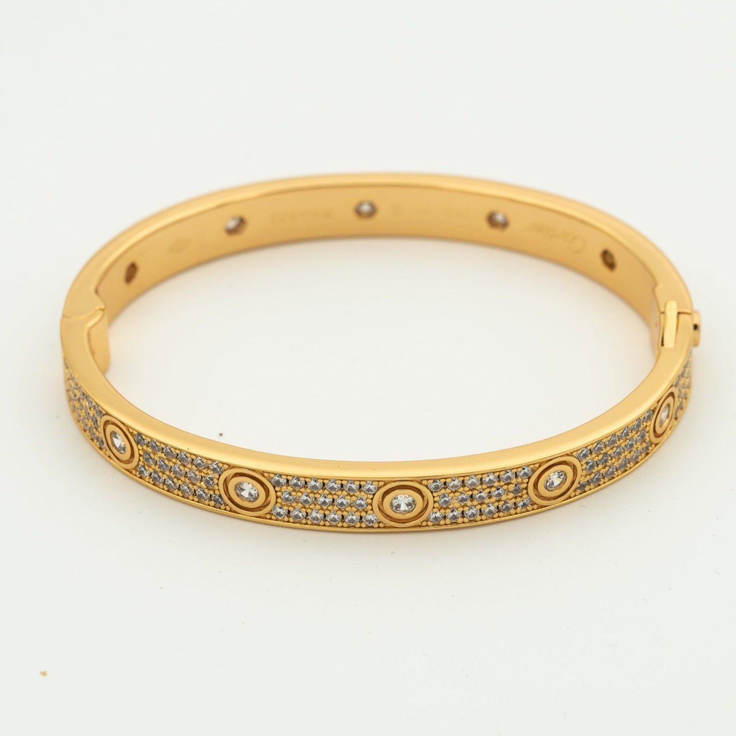 [ROYAL]LOVE BRACELET 6.1MM DIAMOND-PAVED 10 BIG DIAMONDS