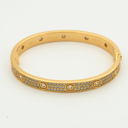 [ROYAL]LOVE BRACELET 6.1MM DIAMOND-PAVED 10 BIG DIAMONDS