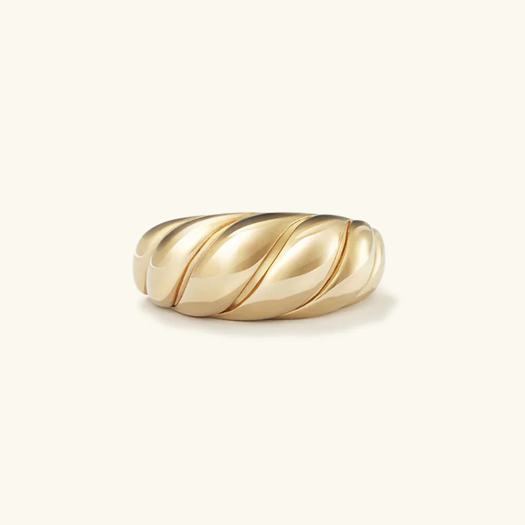[Royal&Vicky]Lorelei Gold-Croissant-Ring