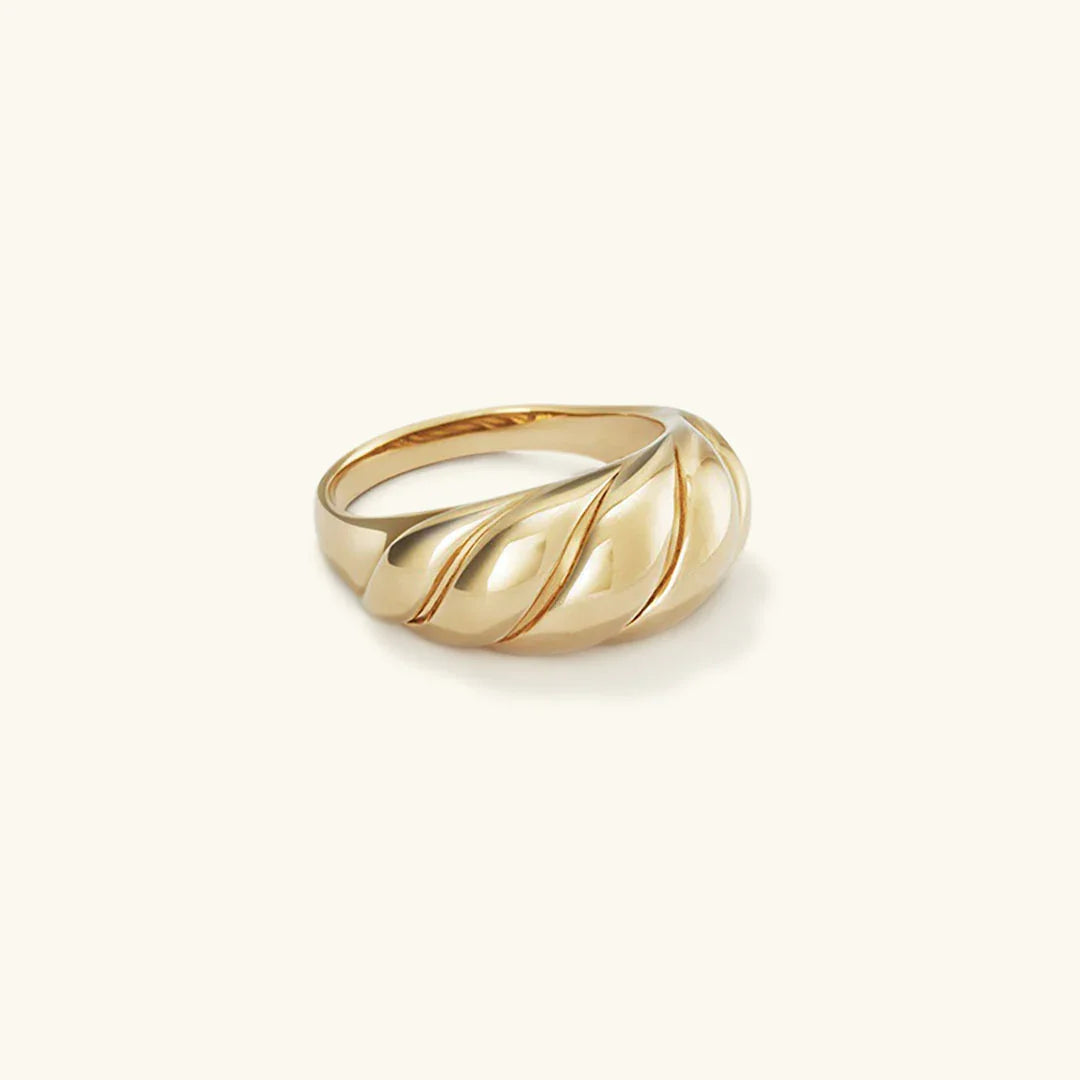 [Royal&Vicky]Lorelei Gold-Croissant-Ring