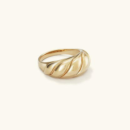 [Royal&Vicky]Lorelei Gold-Croissant-Ring