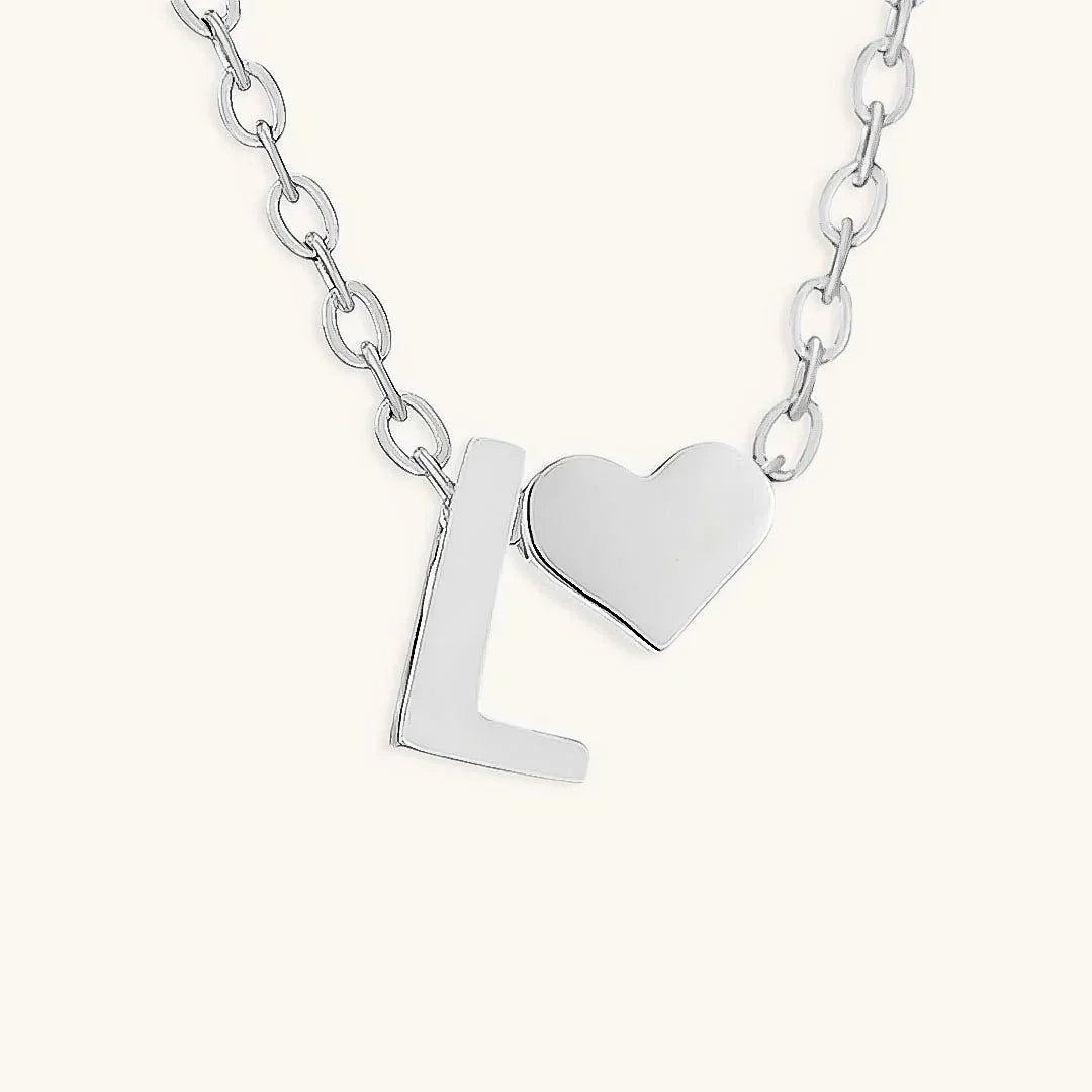 [Royal&Vicky]Ria Initial Letter Gold Necklace