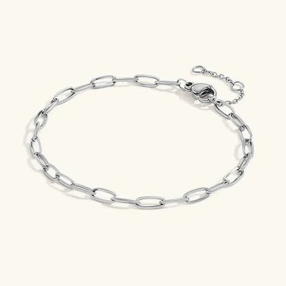 [Royal&Vicky]Maybelle Goldene Büroklammer-Kettenarmband