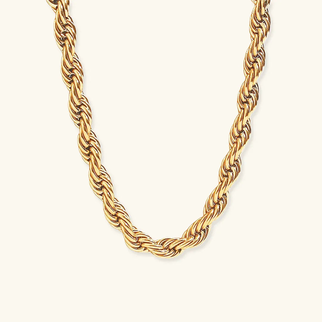 [Royal&Vicky]Mila Golden Twist Halskette