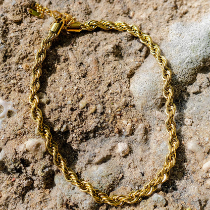[Royal&Vicky]Mila Golden Twist Halskette