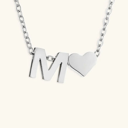 [Royal&Vicky]Ria Initial Letter Gold Necklace