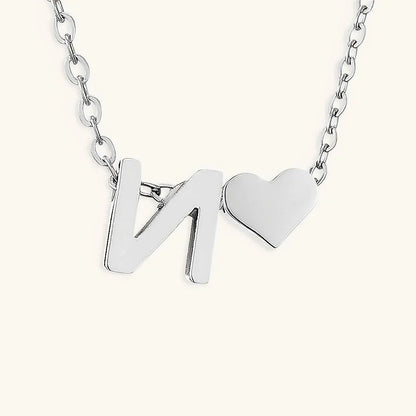 [Royal&Vicky]Ria Initial Letter Gold Necklace