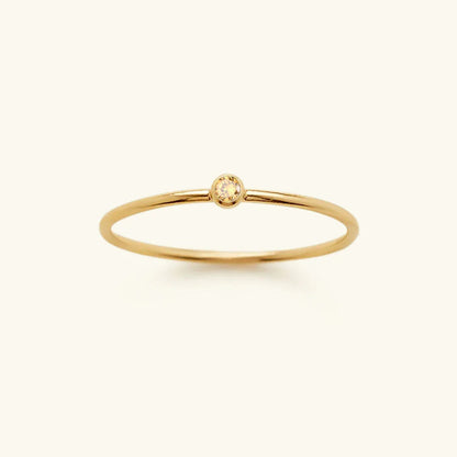 [Royal&Vicky]Amelia Birthstone Stacker Ring