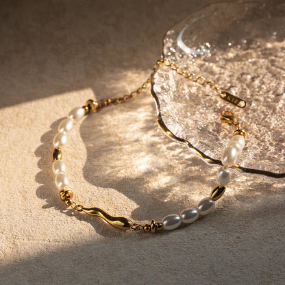 [Royal&Vicky]Dominique Freshwater Pearl Bracelet