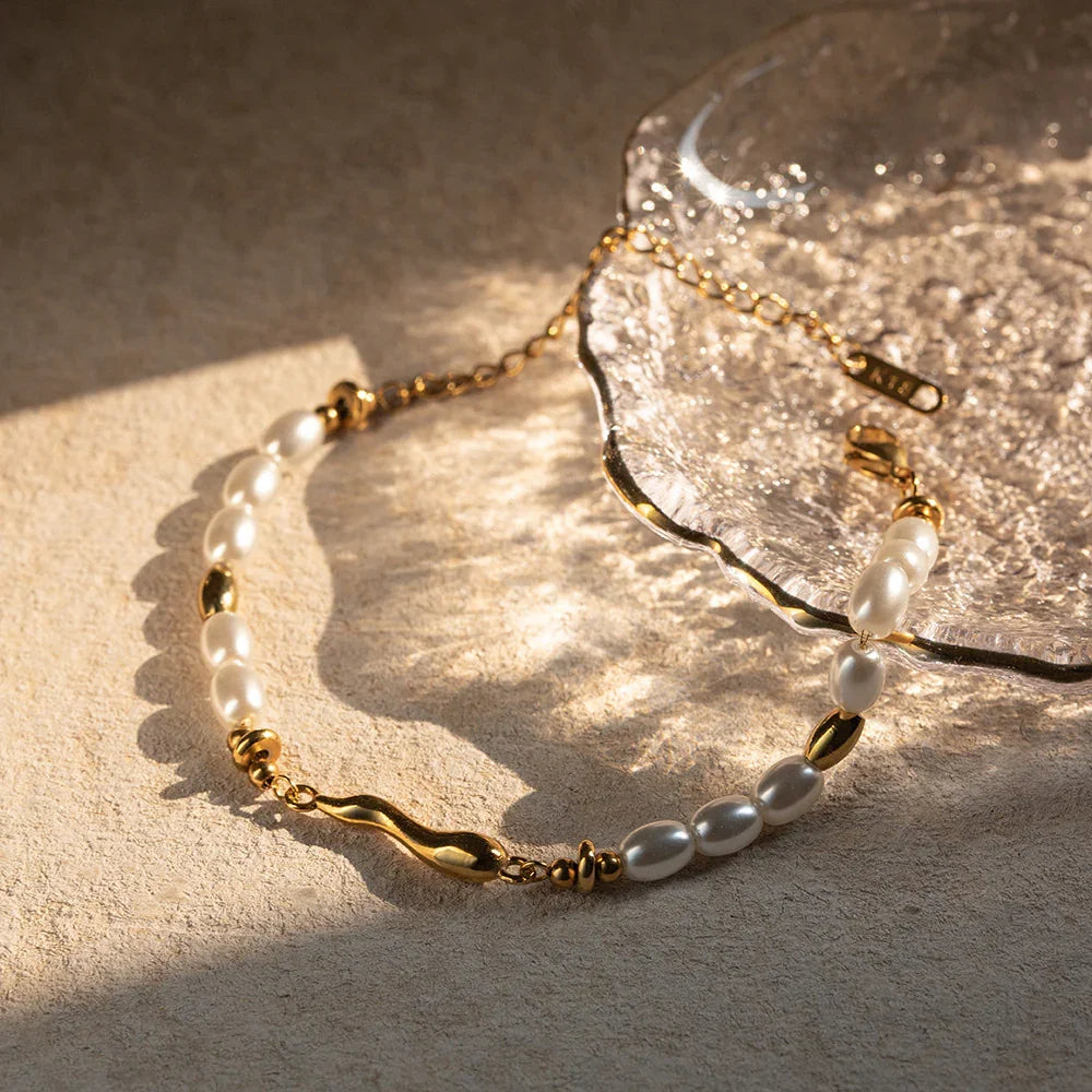 [Royal&Vicky]Celina Süßwasserperlenarmband