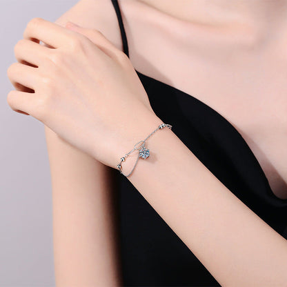 [Royal&Vicky]CLASSIC SOLITAIRE MOISSANITE BRACELET