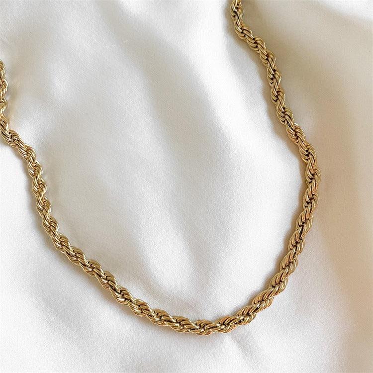 [Royal&Vicky]Bianca Kordelkette Goldhalskette