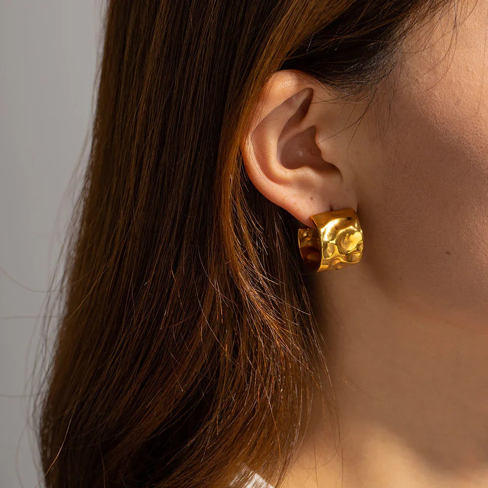 [Royal&Vicky]Jane Gold Earrings