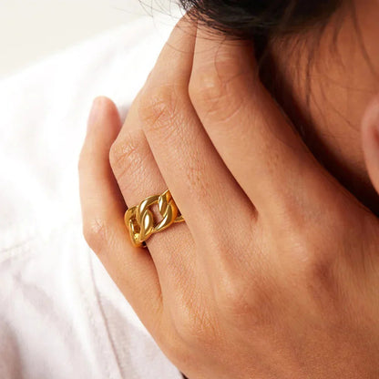 [Royal&Vicky]Splendor Gold Ring